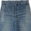 *JOHN GLUCKOW*(by WAREHOUSE)JG-01-1910s NETMAKER'S TROUSERS-(USED WASHø)