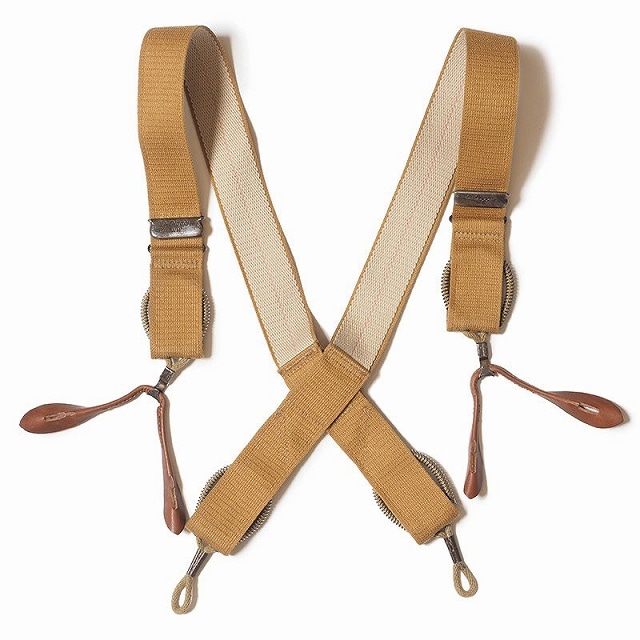 *WAREHOUSE*6045"MEN'S SPRING SUSPENDERS"(BEIGE)