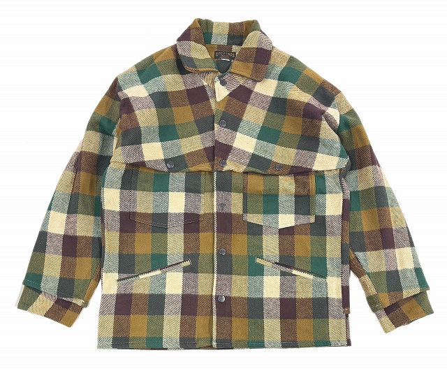 *WEST RIDE*"BLACK BEAR CPO JACKET"(GRN CHECK)