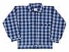 *WAREHOUSE*22311900's INDIGO BLUE&WHITE-CHECK BLOUSE-(INDIGO CHECK)