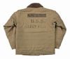 *WAREHOUSE*2227FINAL FROM OF WW2-N-1 WINTER JACKET-"USS SUNFISH"KHAKINXSX 79062