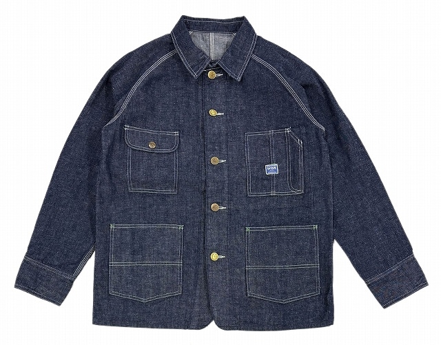 *WESTRIDE*"W&R 30'S CHANGLE BUTTON COVERALL"(INDIGO)