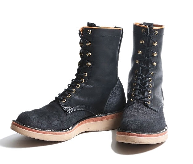 *WESTRIDE*"ROUGH-OUT LACE UP BOOTS"(BLACK)