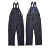 *JOHN GLUCKOW*(by WAREHOUSE)JG-41-STRONGARM REINFORCED OVERALLS-(STRIPE DENIM)
