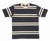 *WAREHOUSE*4113-S/S BORDER TEE-(CHARCOAL)