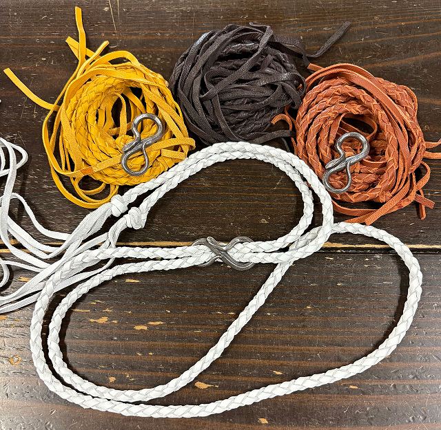 *LYNCH SILVERSMITH*LNC820505-ADJUSTER&LEATHER ROPE-