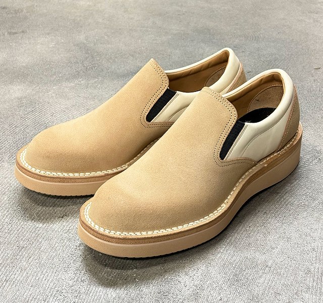 *WESTRIDE*SLIP ON-EASY BOOTS-(TAN ROUGH-OUT)