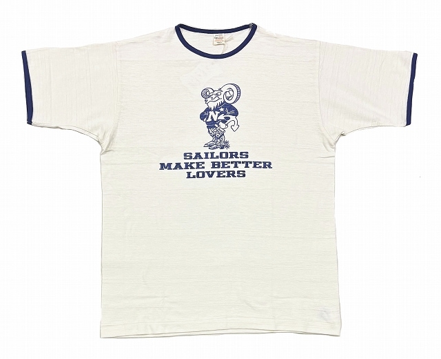*WAREHOUSE*4059 RINGER-SAILORS-(CRM��NVY)