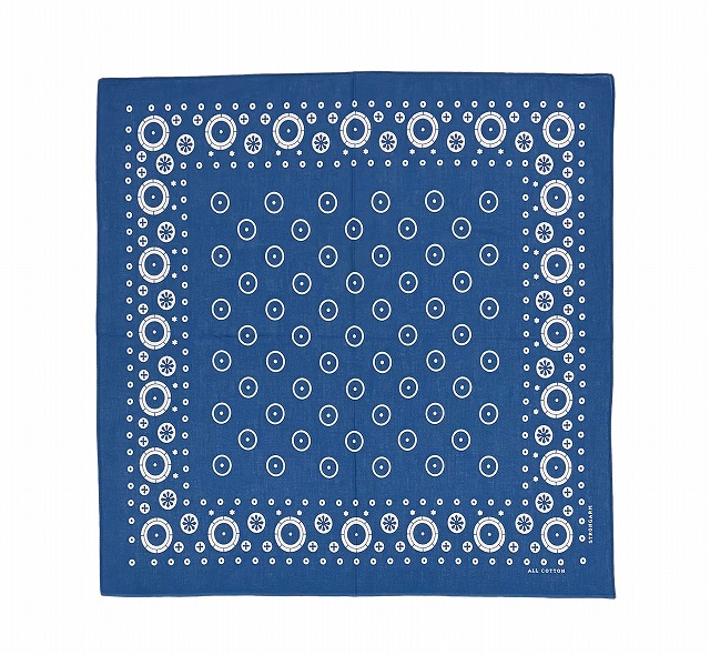 *JOHN GLUCKOW*JG-BD03"THE CIRCLE-DOT BANDANA"(2色)