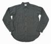 *WAREHOUSE×BIG YANK*30701940's CIGARETTE PKT-WORK SHIRTS-(撚り杢BLK)