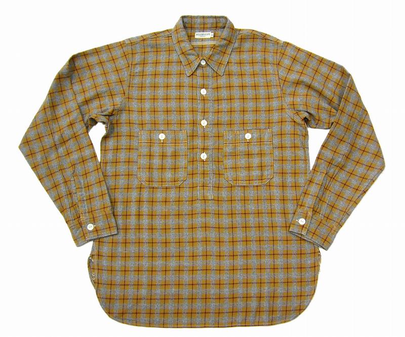 *HELLER'S CAFE*HC-089"1930'S MANSIZE CHINSTRAP COTTON FLANNEL"