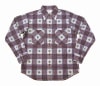 *HELLER'S CAFE*<BR>HC-182<BR>1940's<BR>-PRINT FLANNEL-<BR>(SAXRED)<BR>