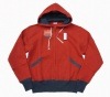 *CUSHMAN*26116フルジップ2TONE PARKA(RED×D,GRY)