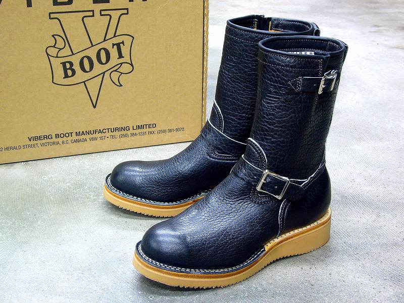 VIBERG*<BR>9”ENGINEER<BR>-HERALDソール-<BR>(BLKブルハイド)<BR 