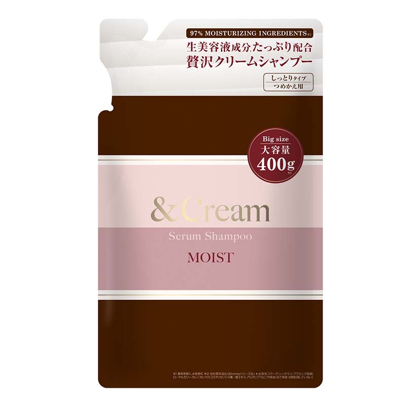 アンドクリーム セラムシャンプー モイスト 詰め替え | &Cream