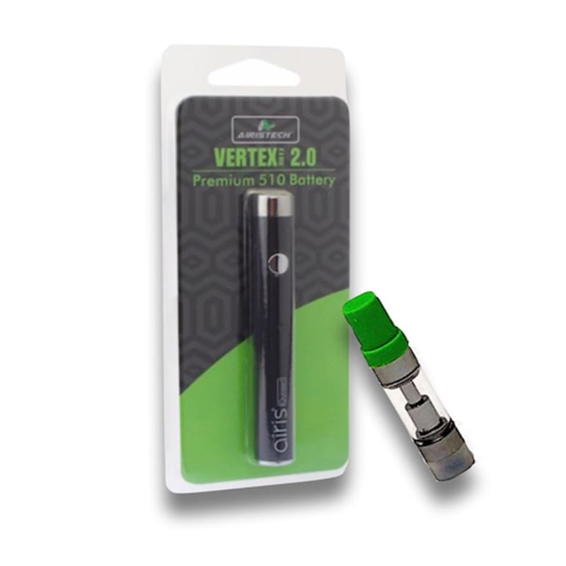 AIRISTECH / airis VERTEX / VE10 / VE9 Qcell carts 0.5ml and Battery