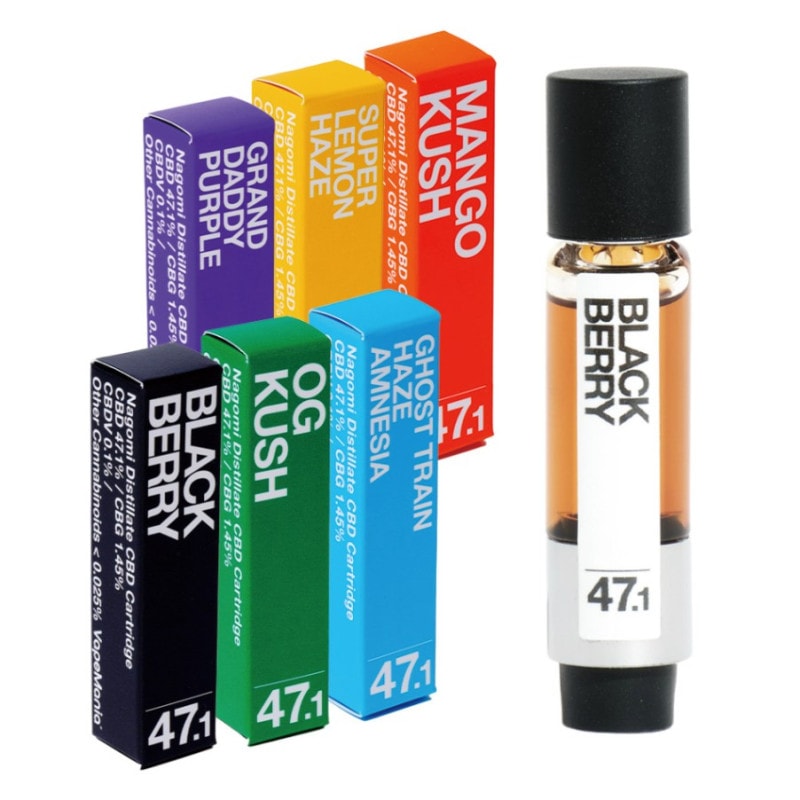 VapeMania ꥸʥ ¤ Nagomi ǥƥ졼 CBDȥå/ Distillate CBD 50% CBG 1.5% Cartridge