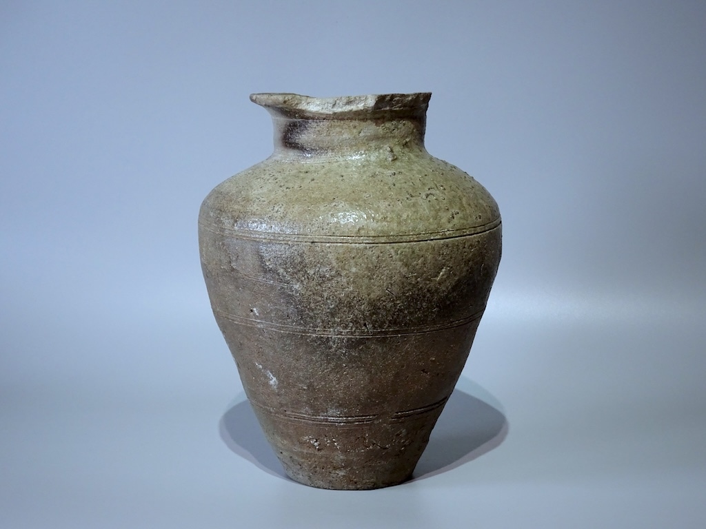 珍品 古壺2点〈検 須恵器 朝鮮 李朝 渥美壺 三筋壺 古越前 古常滑 古備前 古常滑三筋壺 | 古窯 | 冨江洗心堂オンラインショップ