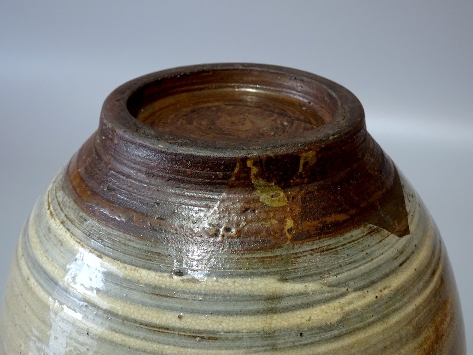 二彩唐津松文小壺（水指） | 東洋陶磁 | 冨江洗心堂オンラインショップ