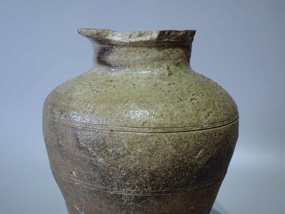 珍品　古壺2点〈検 須恵器　朝鮮　李朝　渥美壺　三筋壺　古越前　古常滑　古備前 古常滑三筋壺 | 古窯 | 冨江洗心堂オンラインショップ