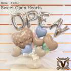 Sweet Open Hearts ナチュラルハートバルーンギフト|開店祝い
