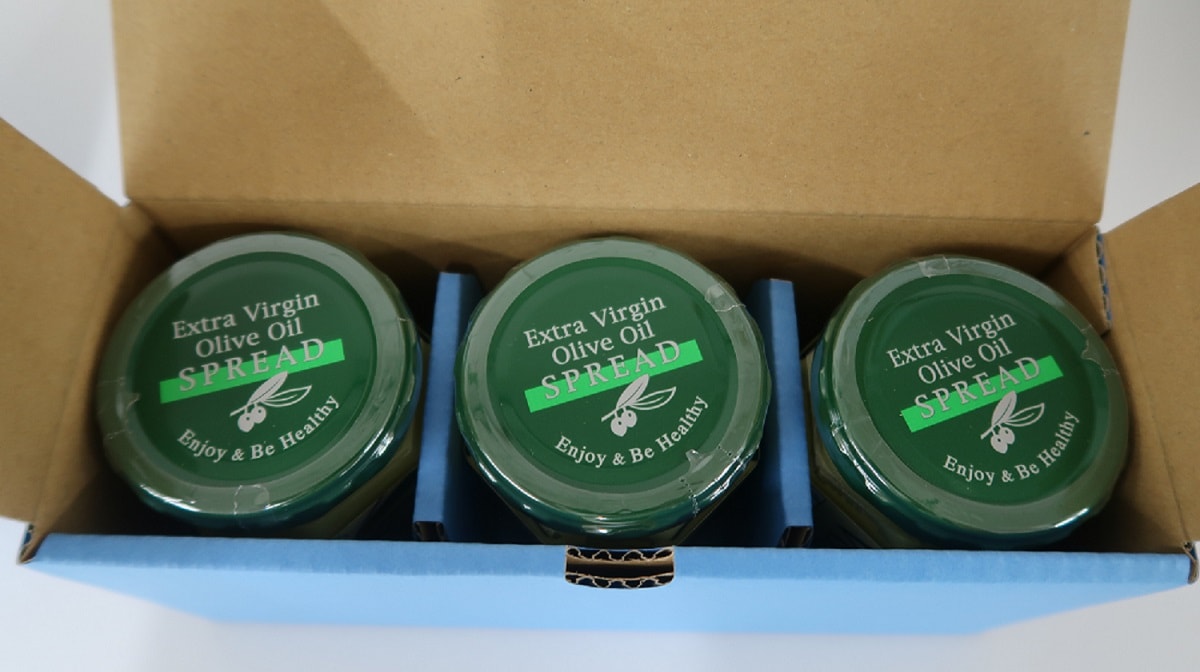 オリーブオイルスプレッド3本セット ＜ギフト用＞《ボレイ エクストラバージンオリーブオイルスプレッド》