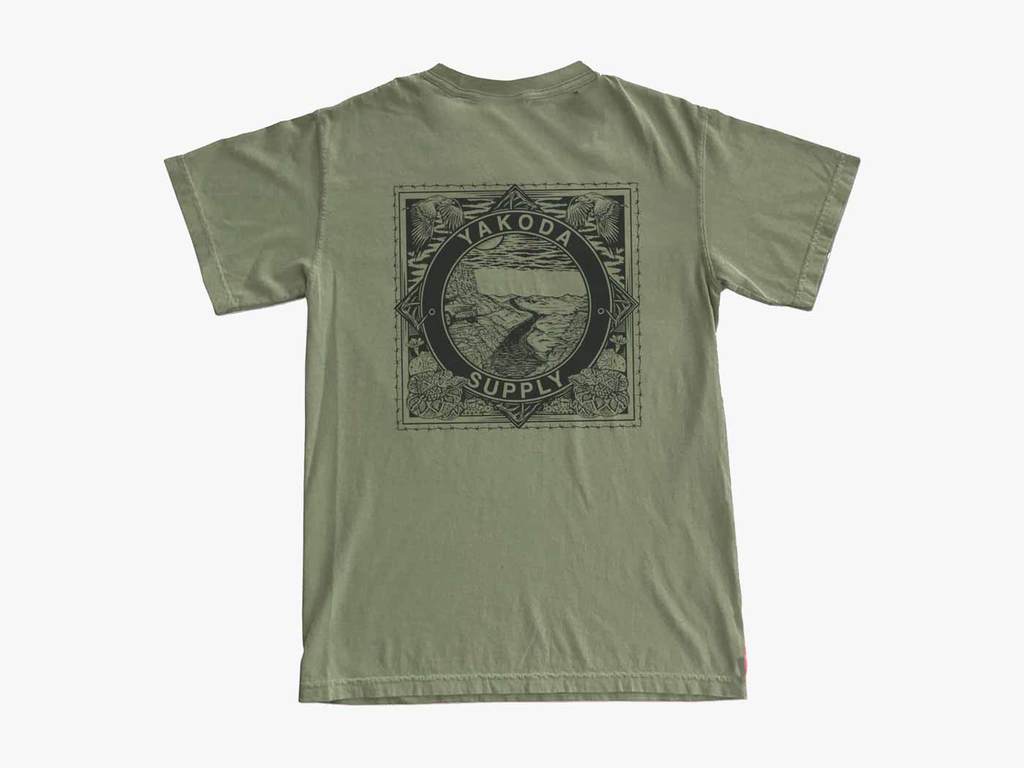 Wild Lands Short Sleeve Tee(Sage) | YAKODA Supply,アパレル,シャツ 