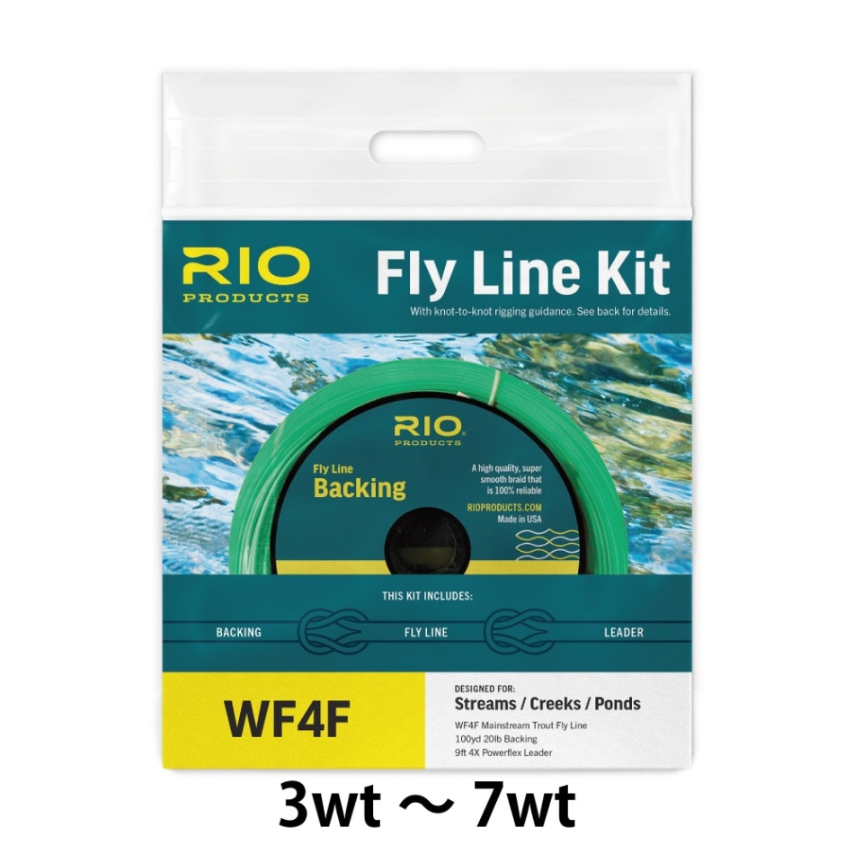 釣り仕掛け・仕掛け用品 Carron Jet Stream Trout Line WF7 Mainstream Fly Line Kit | アイテムで探す,ライン,フルライン,淡水