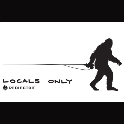 Locals only sticker