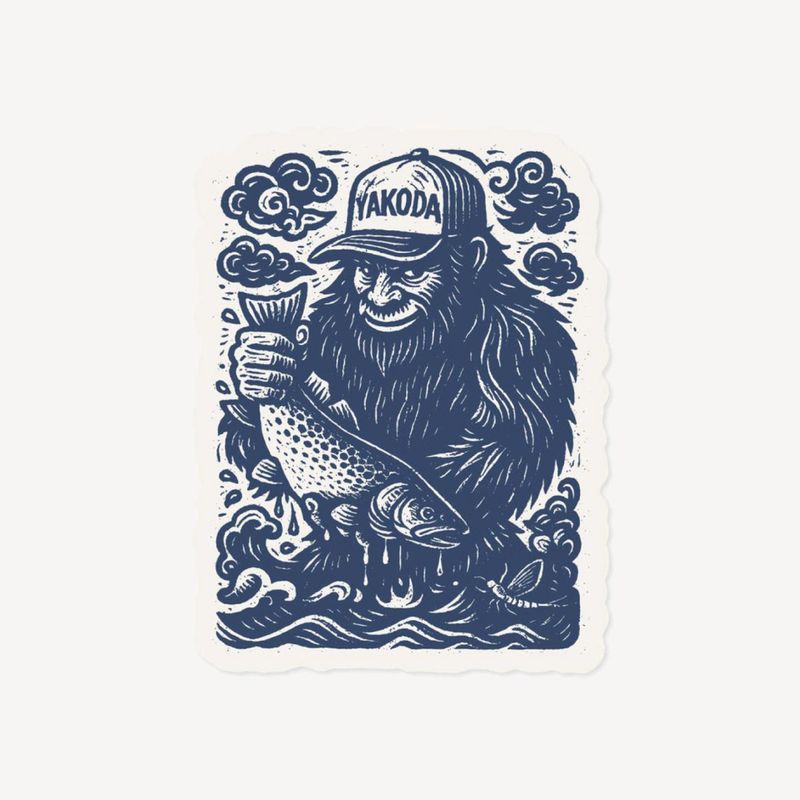 Squatch & Release Sticker