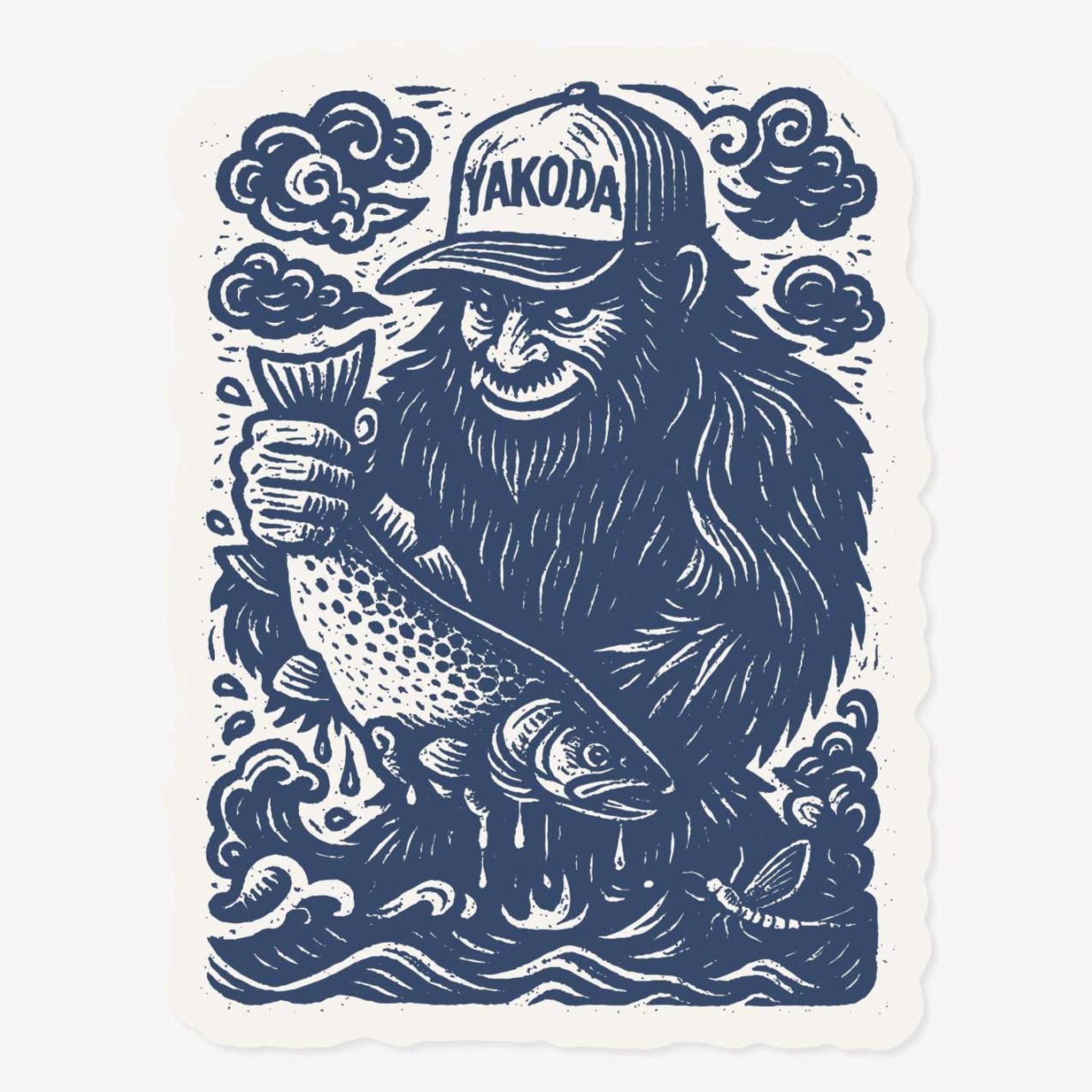 Squatch & Release Sticker | ブランドから探す,YAKODA Supply