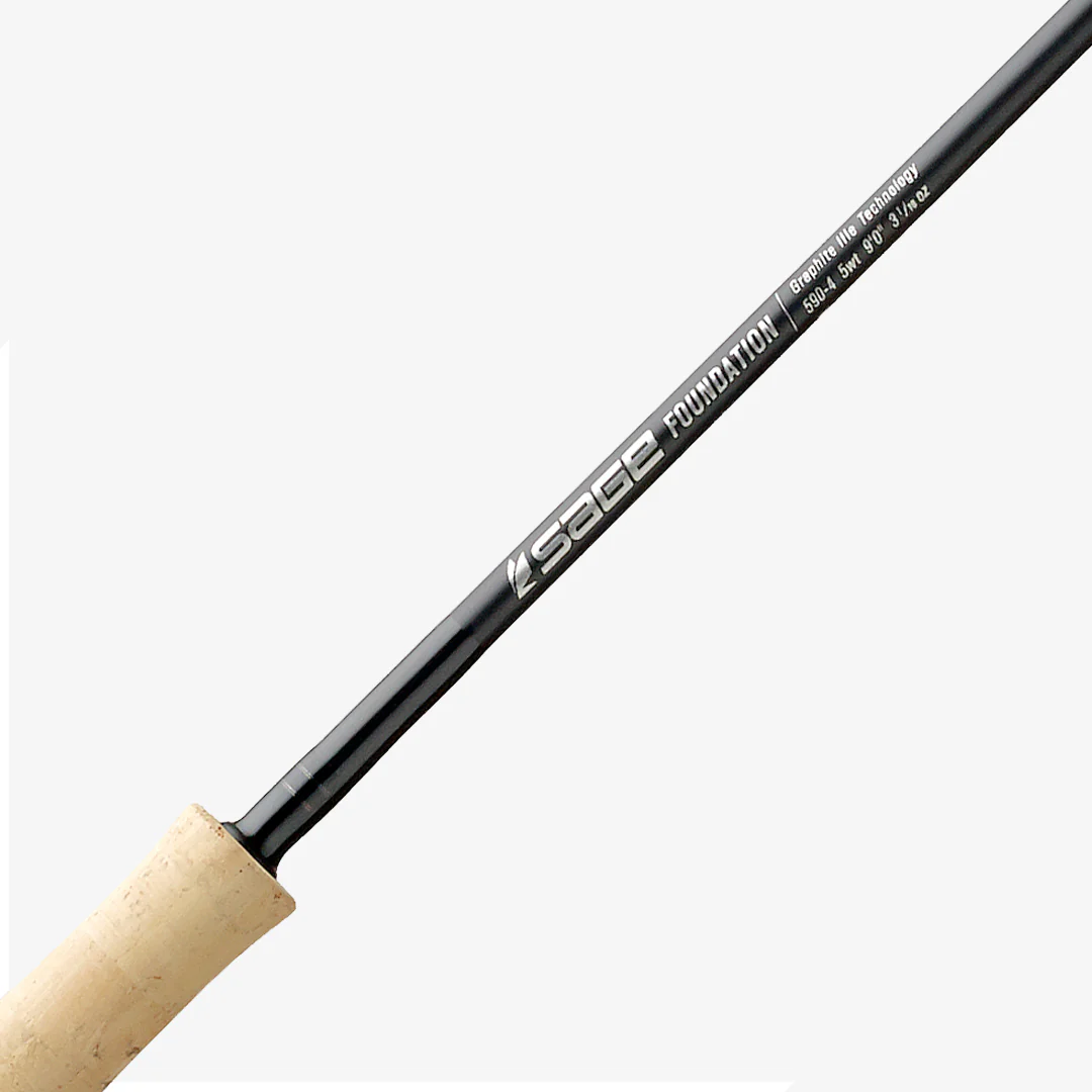 Sage | FOUNDATION 890-4 Fly Fishing Rod 8 Weight, 9ft