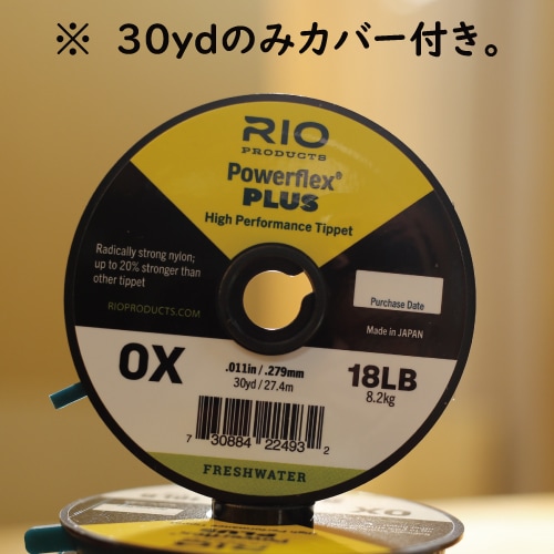 Rio フライフィッシング ティペット PowerfleX-4X-ティペット 110ヤード 6.5ポンド 釣りタックル クリア RIOPowerflex Plus Tippet