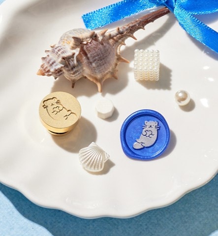 Stamp Headスタンプヘッド・すいすいフレンズ「らっこ」