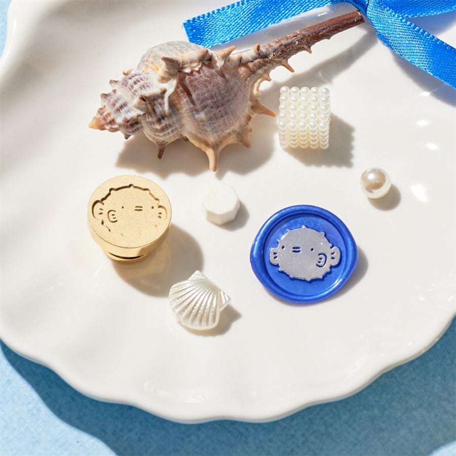 Stamp Headスタンプヘッド・すいすいフレンズ「ふぐ」