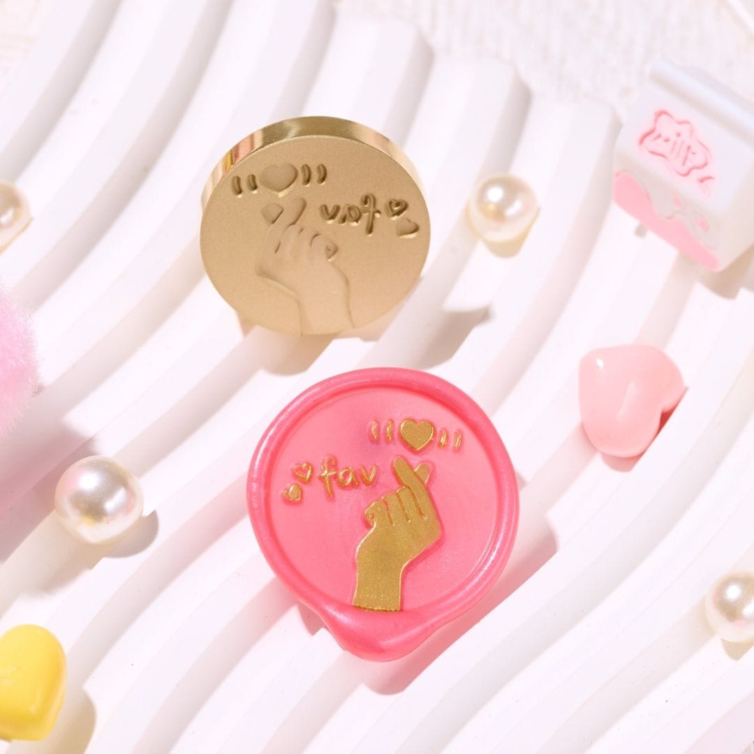 Stamp Headスタンプヘッド・推し活シリーズ「指ハート」