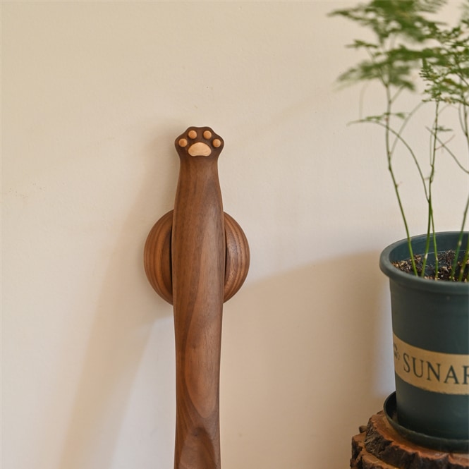 磁石式　壁掛け靴べら　肉球