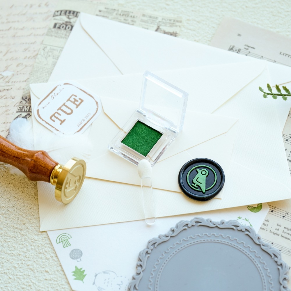 Stamp Lame Powderシーリングスタンプ専用ラメパウダー・エメラルド