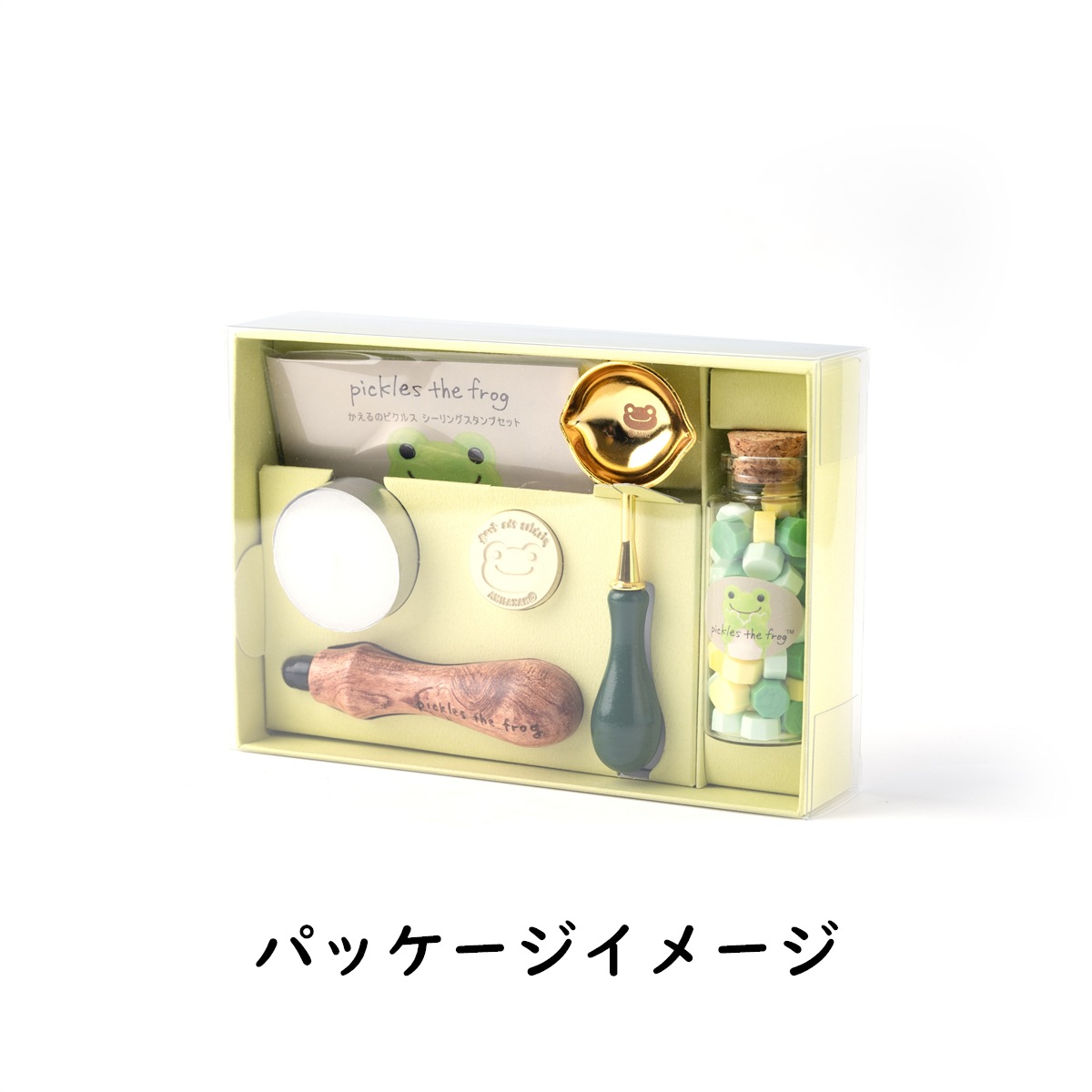 ★コラボ商品★pickles the frog Setかえるのピクルス シーリングスタンプセット