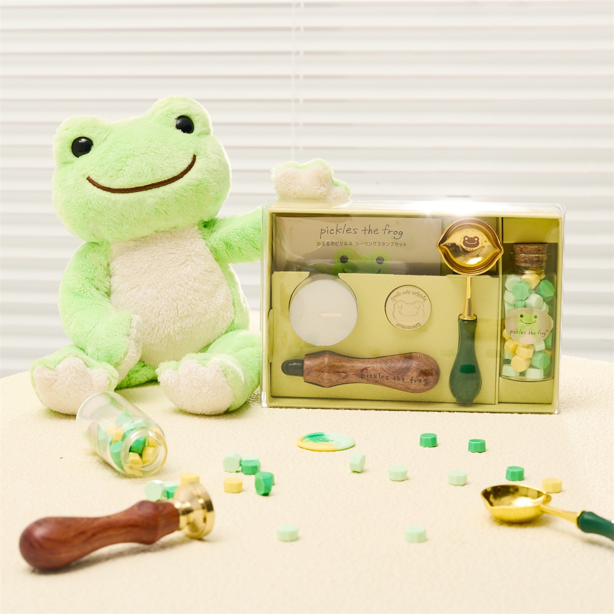 ★コラボ商品★pickles the frog Setかえるのピクルス シーリングスタンプセット