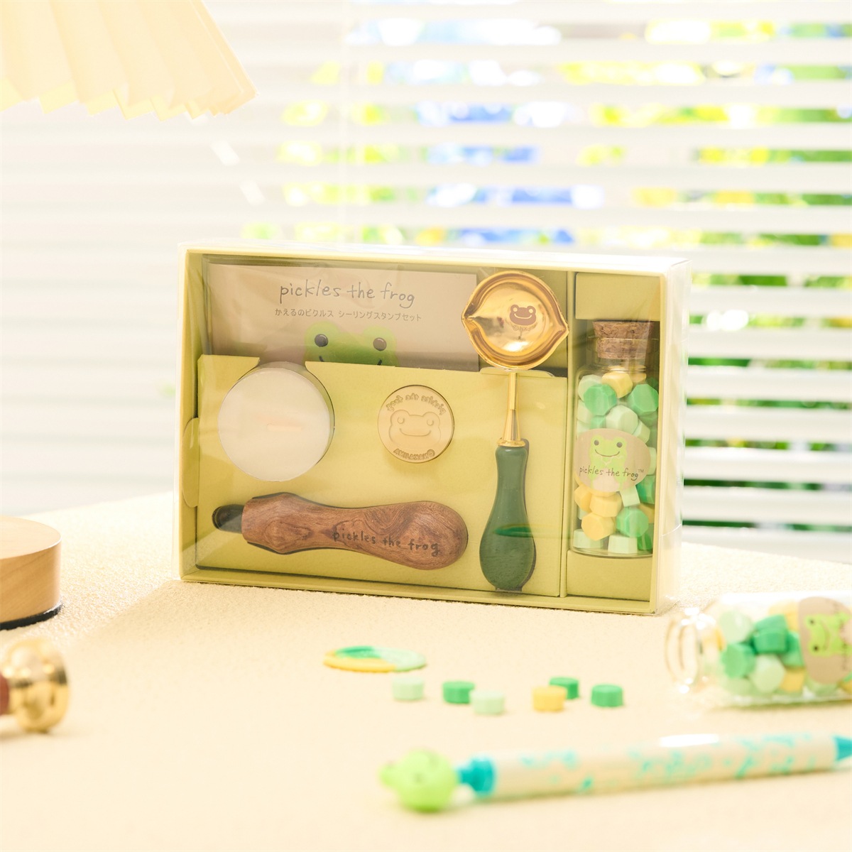 ★コラボ商品★pickles the frog Setかえるのピクルス シーリングスタンプセット