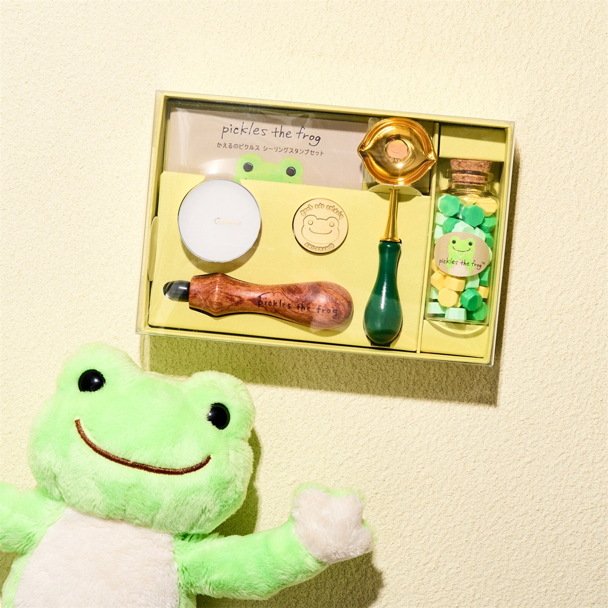 ★コラボ商品★pickles the frog Setかえるのピクルス シーリングスタンプセット
