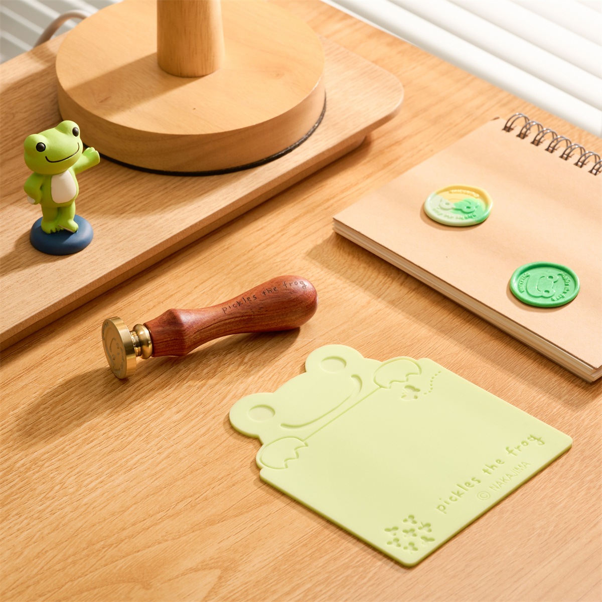 ★コラボ商品★pickles the frog Stamp Matかえるのピクルス シリコンマット