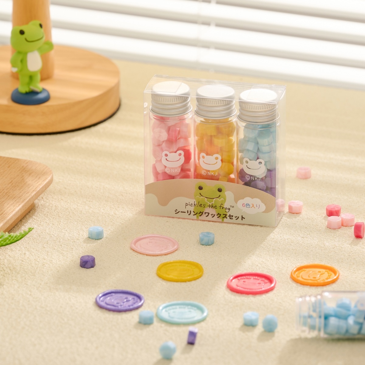 ★コラボ商品★pickles the frog Wax Setかえるのピクルス シーリングワックスセット