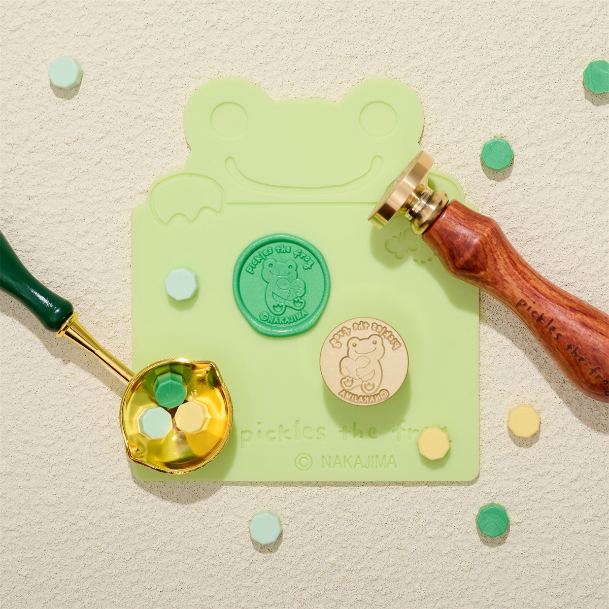 ★コラボ商品★pickles the frog Stamp Headかえるのピクルス スタンプヘッド「ハート」