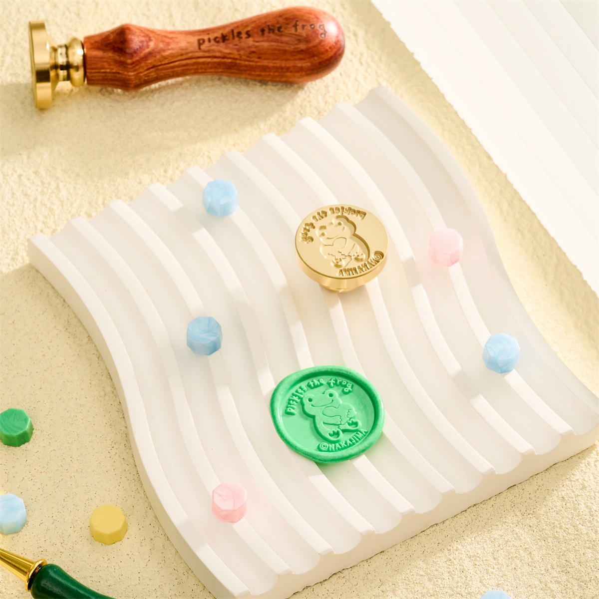 ★コラボ商品★pickles the frog Stamp Headかえるのピクルス スタンプヘッド「ハート」