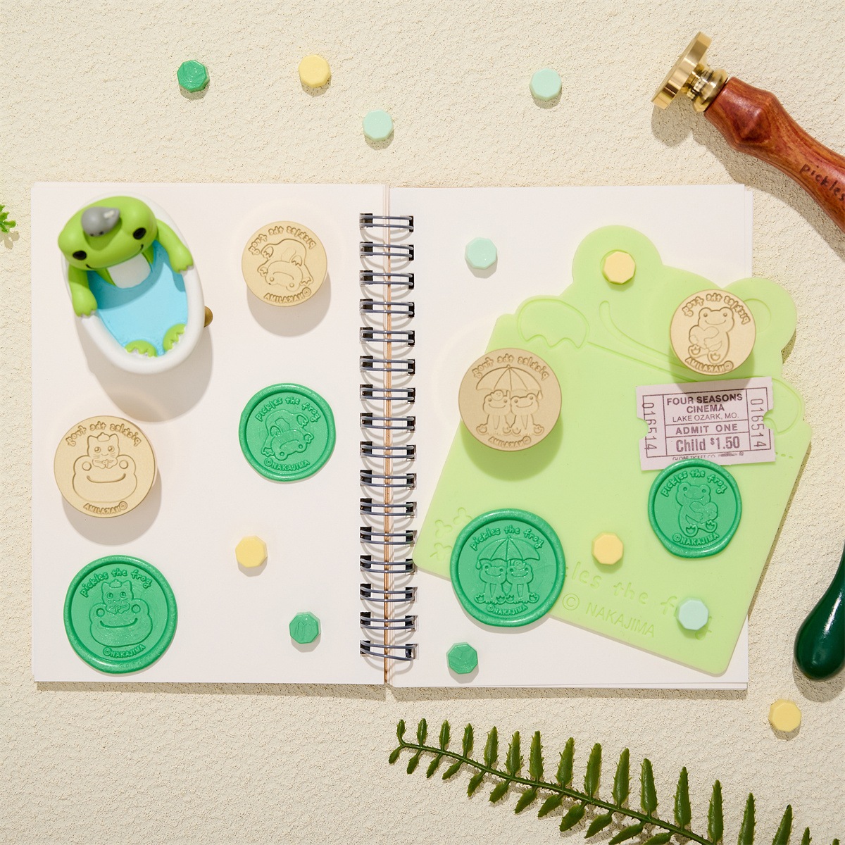 ★コラボ商品★pickles the frog Stamp Headかえるのピクルス スタンプヘッド「ハート」