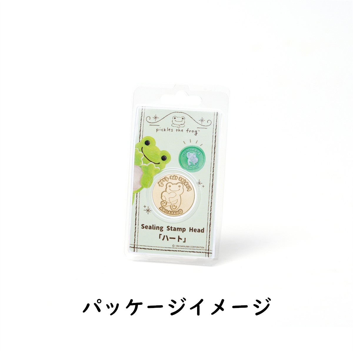★コラボ商品★pickles the frog Stamp Headかえるのピクルス スタンプヘッド「ハート」