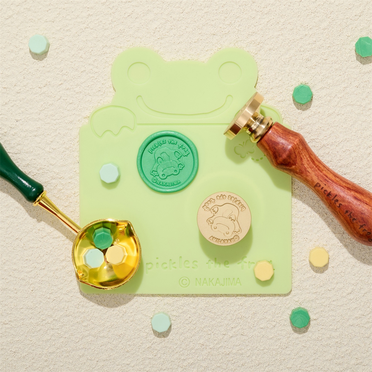★コラボ商品★pickles the frog Stamp Headかえるのピクルス スタンプヘッド「ごろりん」