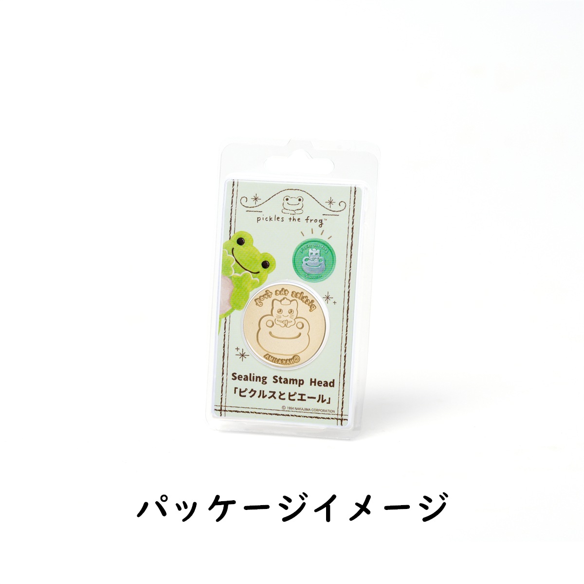 ★コラボ商品★pickles the frog Stamp Headかえるのピクルス スタンプヘッド「ピクルスとピエール」